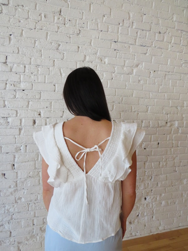 Gemma Top - White