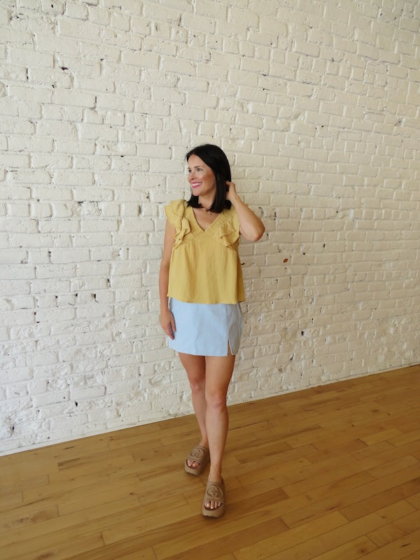 Gemma Top - Mustard