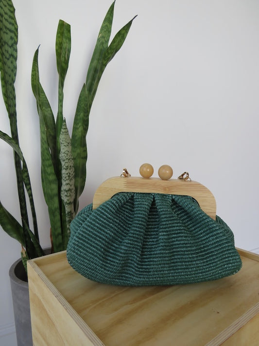 Sunset Key Purse - Basil