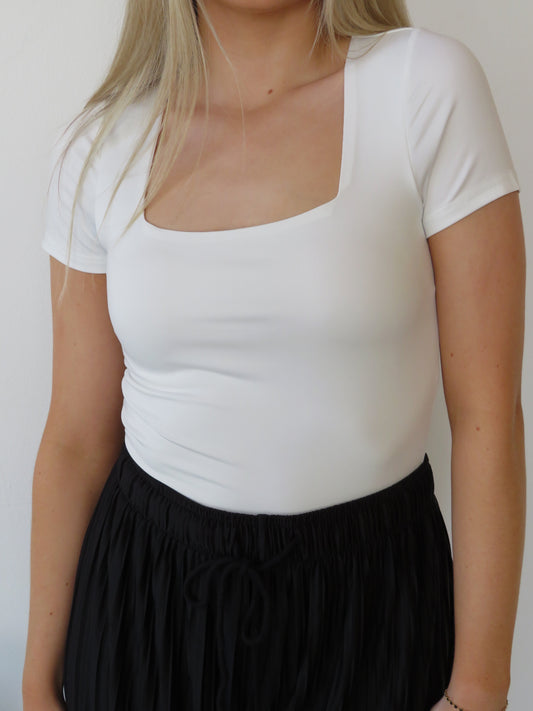 The Charlotte Bodysuit | White
