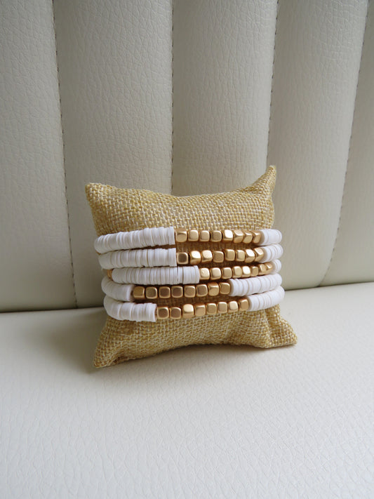 White and Gold Set