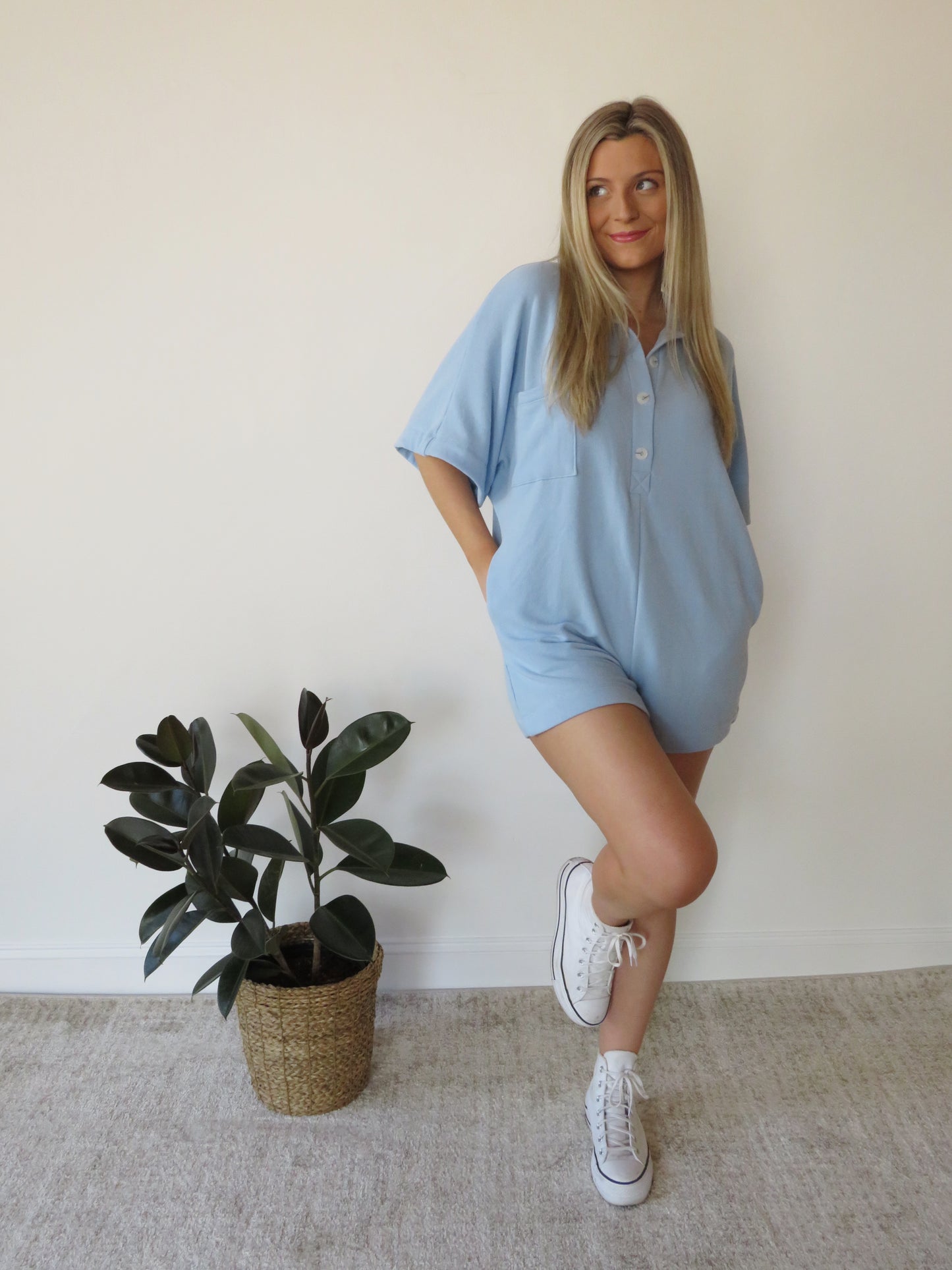 Blue Skies Romper