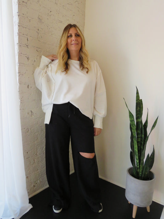 Cozy Day Pants - Black