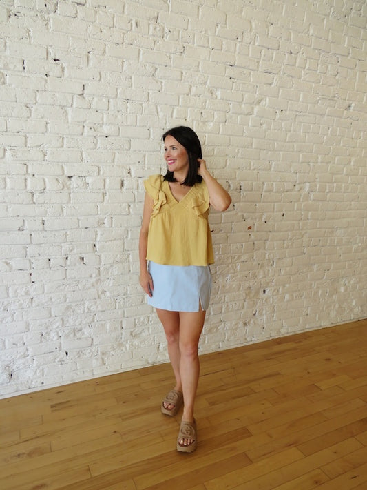 Gemma Top - Mustard