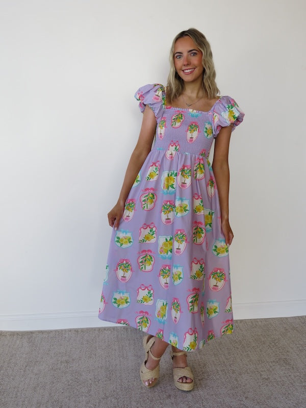 Limoncello Dress - Purple