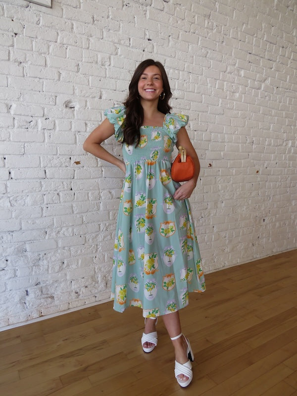 Limoncello Dress - Sage