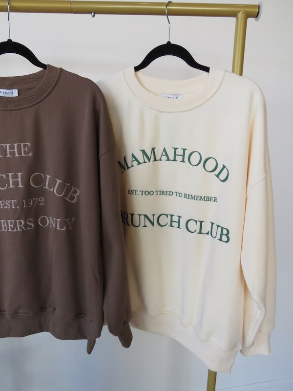 Mamahood Brunch Club Sweatshirt
