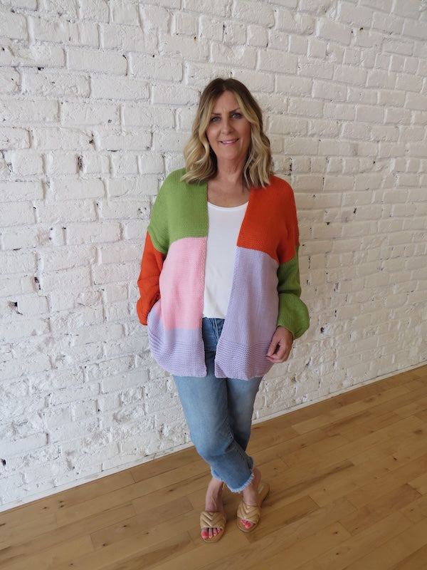 Rainbow Row Cardigan