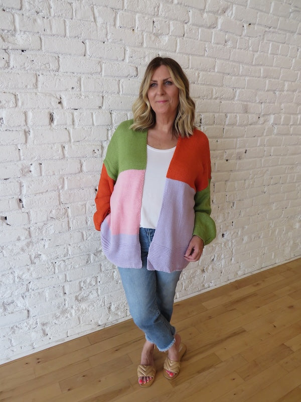 Rainbow Row Cardigan