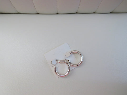 Shiny Silver Earrings