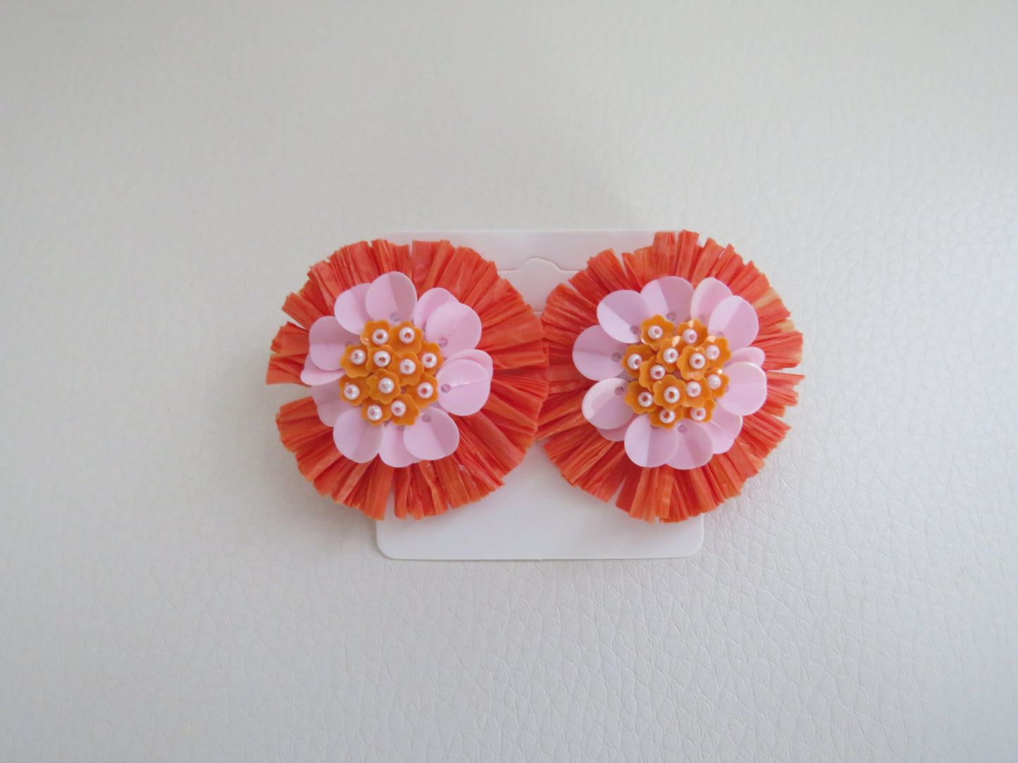 Vibrant Flower Earrings