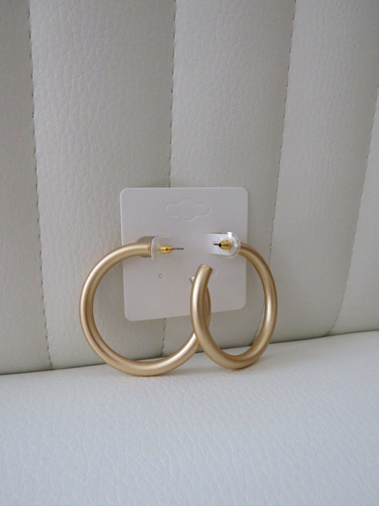 Gold Hoop - Matte