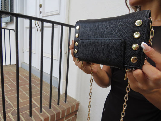 The 'Charlotte' Crossbody- Black