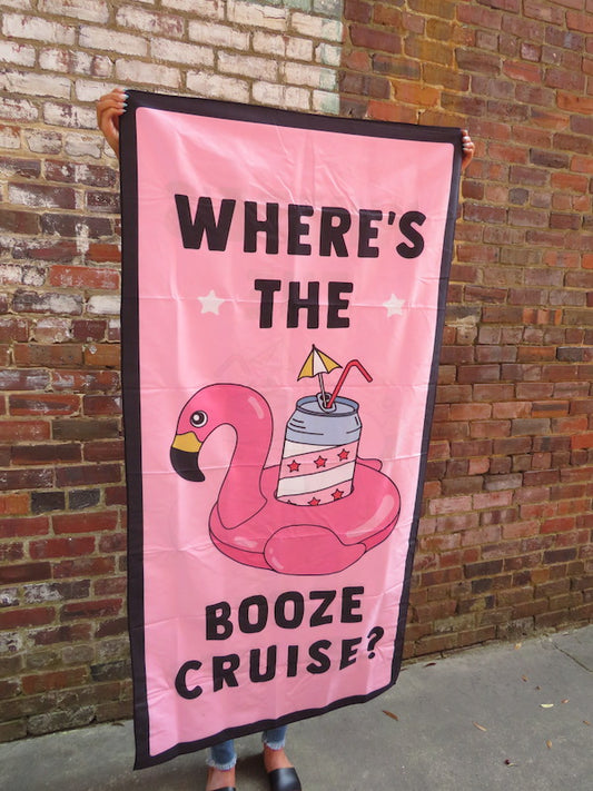 Booze Cruise Towel