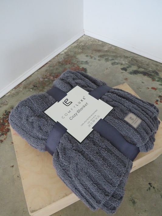 Grey Woven Blanket