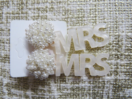 Call Me MRS Earrings