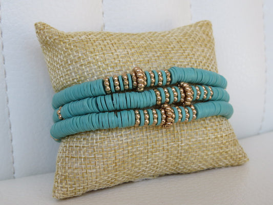 Teal Bracelets